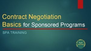Spa negotiation