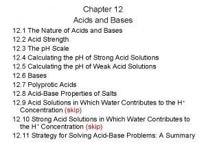 Weak acid and conjugate base