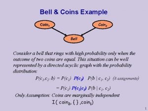 Bell Coins Example Coin 2 Coin 1 Bell