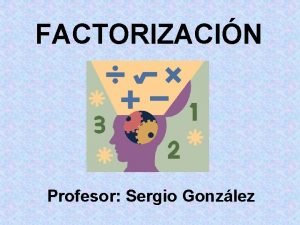 Factorizacin