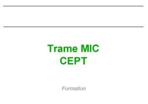 La trame mic La trame mic