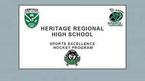Heritage regional high school hockey