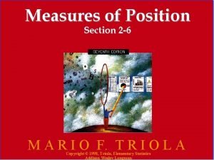 Measure of position