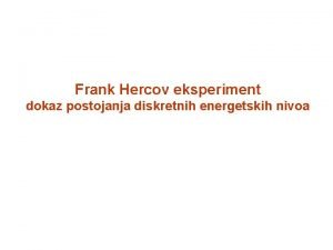 Frank hercov eksperiment