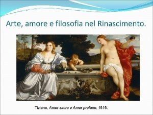 Amore e psiche filosofia