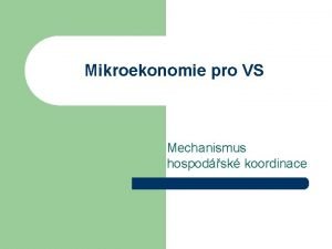 Hospodářský mechanismus