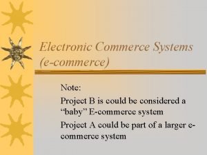 Essential e commerce processes