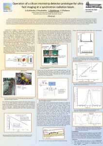 Operation of a silicon microstrip detector prototype for