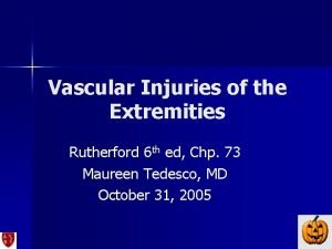 Vascular Injuries of the Extremities Rutherford 6 th
