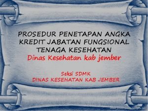 Inpassing jabatan fungsional kesehatan Inpassing jabatan fungsional kesehatan