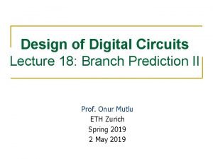 Branch predication