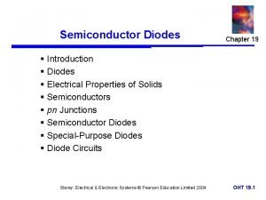 Introduction to diodes Introduction to diodes