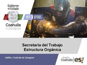 Secretara del Trabajo Estructura Orgnica Saltillo Coahuila de