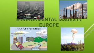 Environmental issues of europe