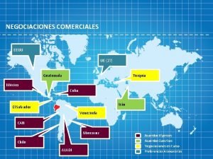 NEGOCIACIONES COMERCIALES EEUU UE 27 Guatemala Turqua Mxico