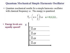 Zero point energy formula Zero point energy formula