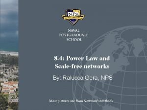 8 4 Power Law and Scalefree networks By