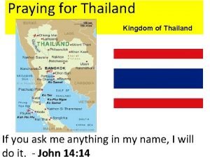 Pray for thailand