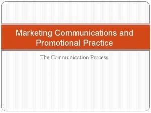 Drip elements of marketing communications