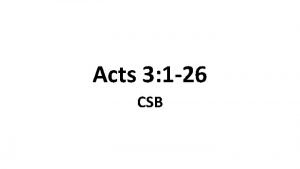 Acts 3:1-26