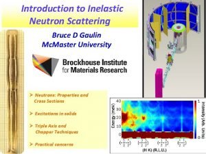 Introduction to Inelastic Neutron Scattering Bruce D Gaulin