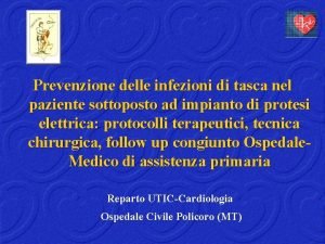 Prevenzione delle infezioni di tasca nel paziente sottoposto