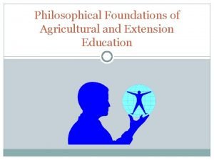 Philosophy of extension education