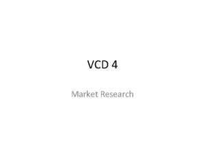 Vcd market