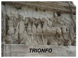 Trionfo etimologia