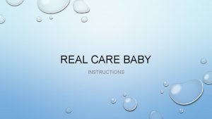 4 types of care for a baby