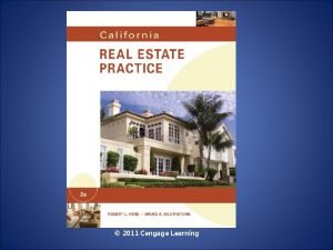 2011 Cengage Learning Real Estate Taxation Issues Chapter