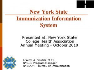 Ny immunization registry