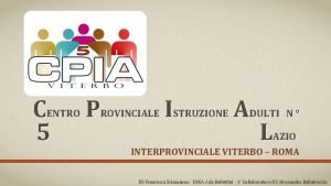 Cpia 4 lazio