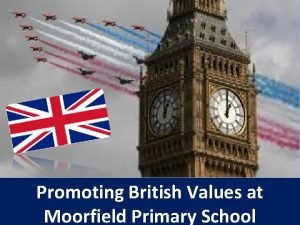 Promoting British Values at Moorfield Primary School How