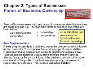 Types of business forms