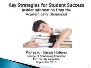 Key Strategies for Student Success Insider Information from