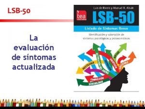 Lsb-50 interpretación