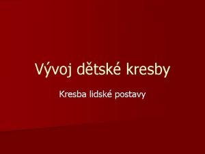 Vývoj kresby lidské postavy