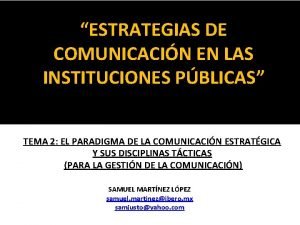 La teoria de la comunicacion