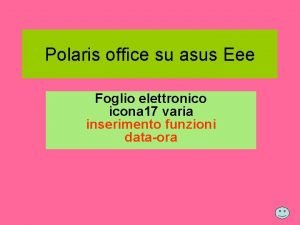 Polaris office su asus Eee Foglio elettronico icona