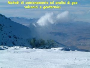 Metodi di camionamento ed analisi di gas vulcanici