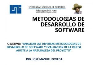 Metodologias del desarrollo de software