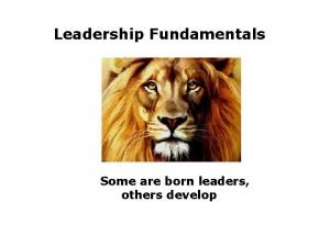 Aor model leadership