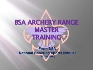Archery range rules poster