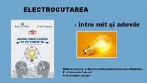 Efectele electrocutarii