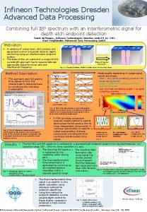 Advanced data processing Advanced data processing