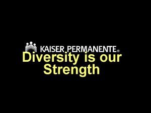 Diversity is our Strength Diversity Health Video Series