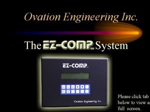 Ovation engineering