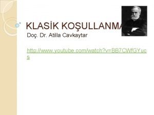 KLASK KOULLANMA Do Dr Atilla Cavkaytar http www