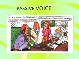 Passive voice wash